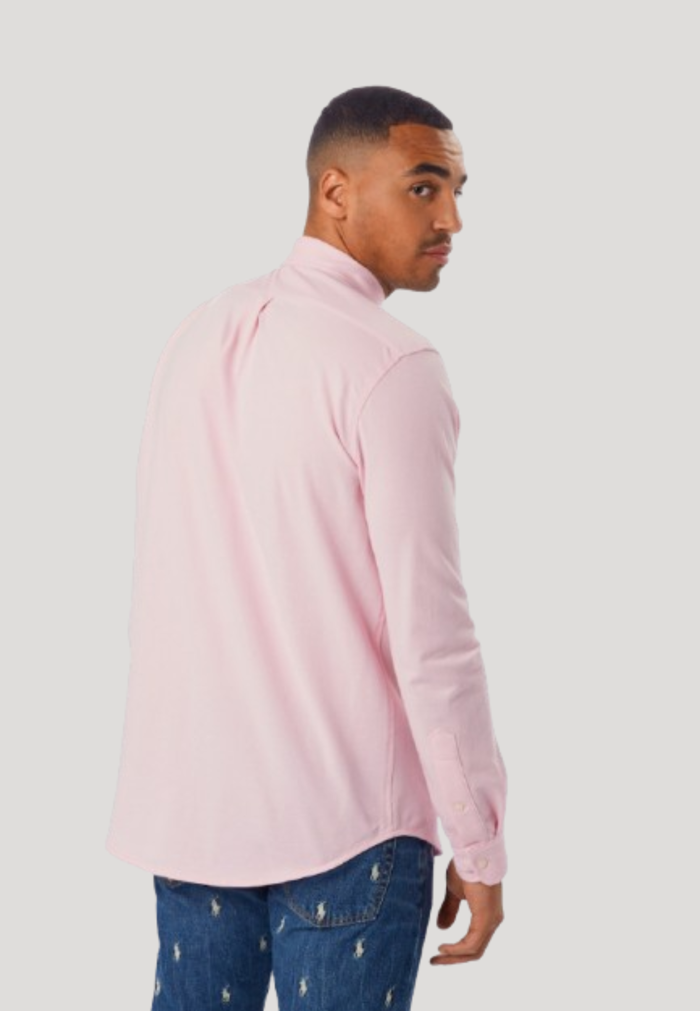 Polo Rolph Lauren Regular Fit Button Up Shirt in Pink
