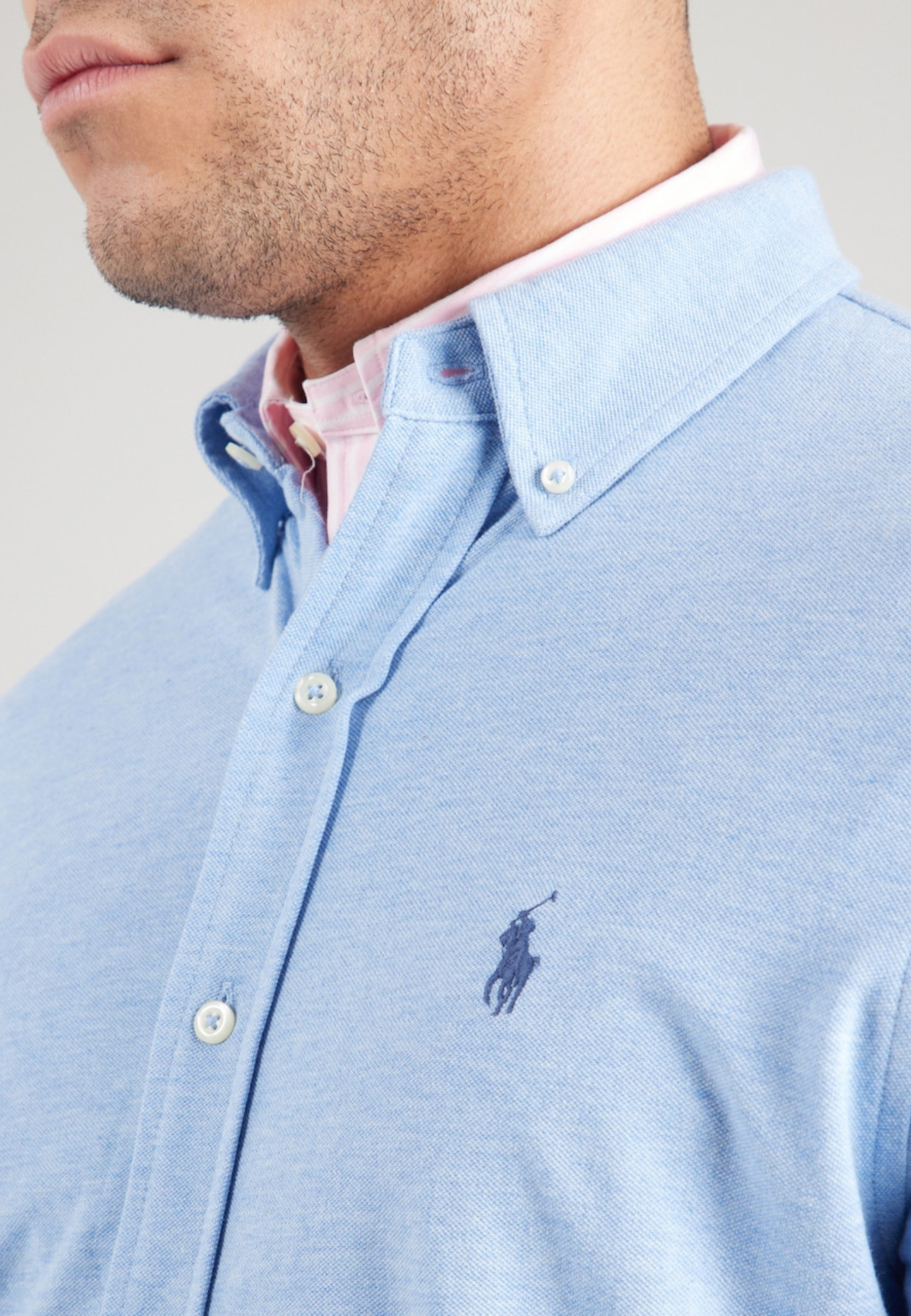 Polo Rolph Lauren Regular Fit Button Up Shirt in blue