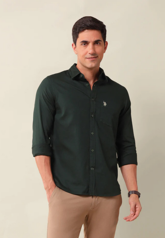 Polo Rolph Lauren Regular Fit Button Up Shirt in green