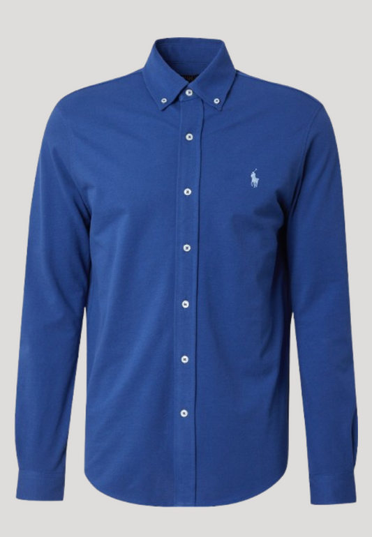 Polo Rolph Lauren Regular Fit Button Up Shirt in Dark blue